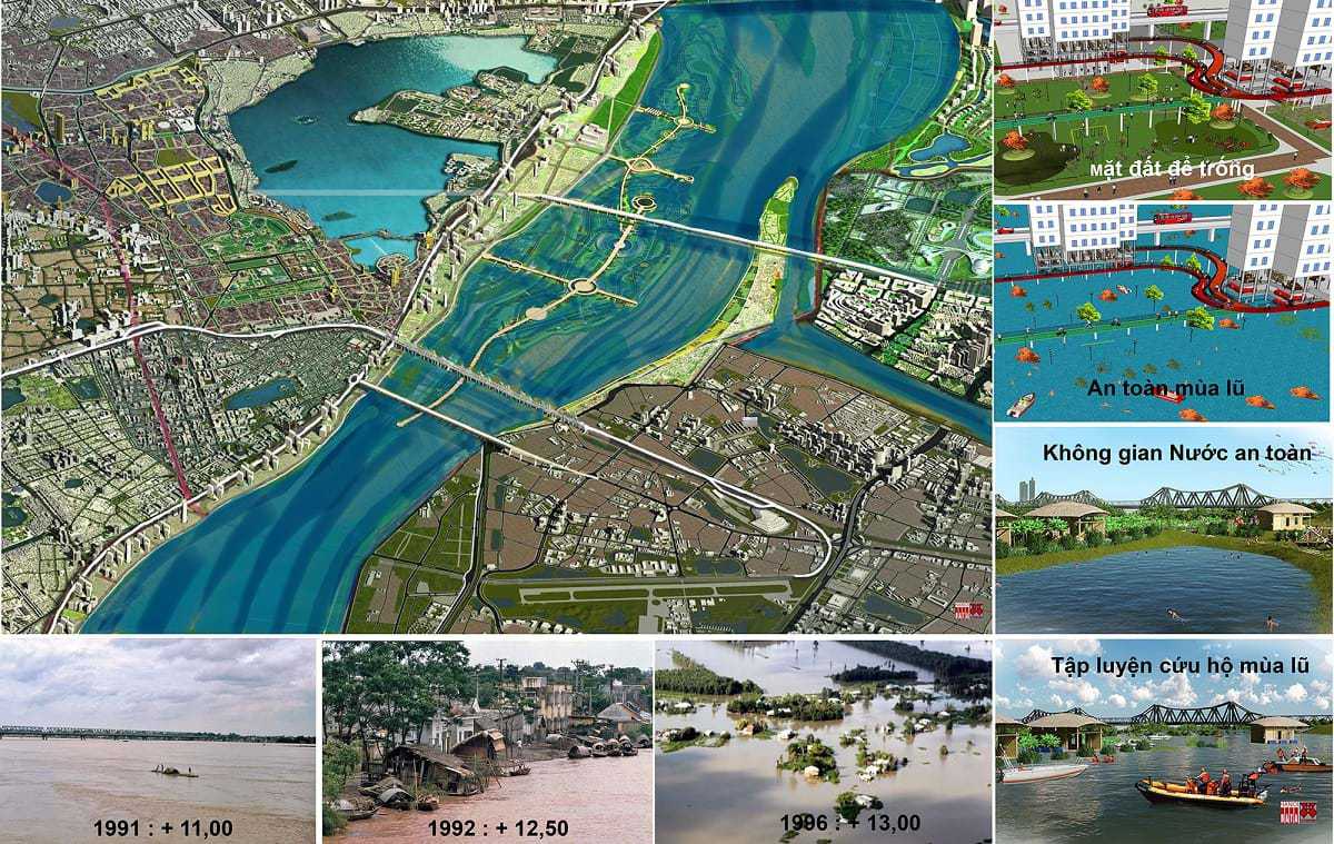 Quy hoạch phân khu đô thị sông Hồng: Cần đảm bảo an toàn hành lang thoát lũ